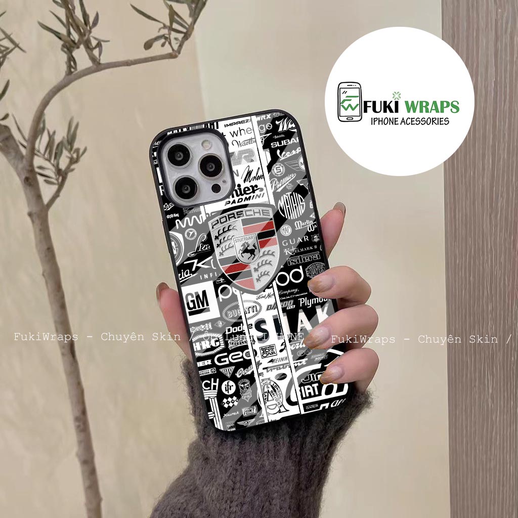 Ốp Lưng Kính Cường Lực / Case LOGO Chống Vỡ Dành Cho 13ProMax 12ProMax 11ProMax X XSMAX Fukishop