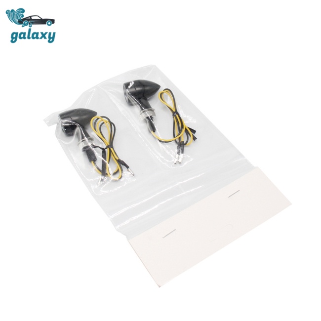 1 Cặp Đèn Led Xi Nhan Mini Chống Nước Chống Trầy Xước Bằng Nhôm Phong Cách Retro Cho Xe Mô Tô