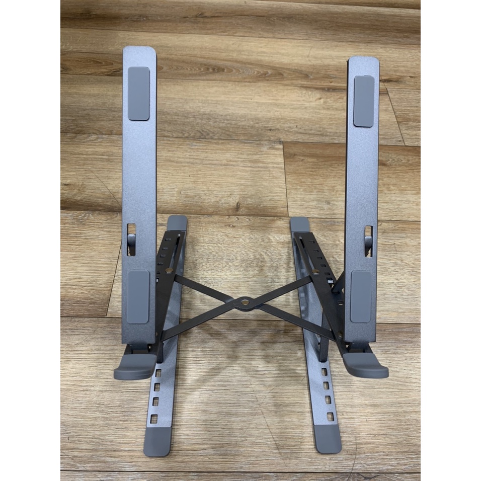 Giá đỡ Laptop, kệ đỡ Laptop bằng nhôm 2 tầng 1tầng có thể chỉnh góc nhìn, nâng chiều cao, mẫu mới N8