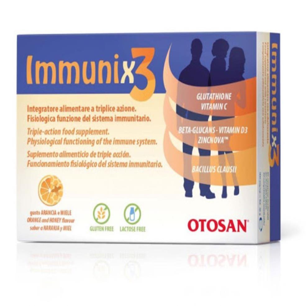 Viên Nhai Immunix 3 Tăng Cường Miễn Dịch, Tăng Sức Đề Kháng,Bổ Sung Vitamin (Hộp 20 Viên)
