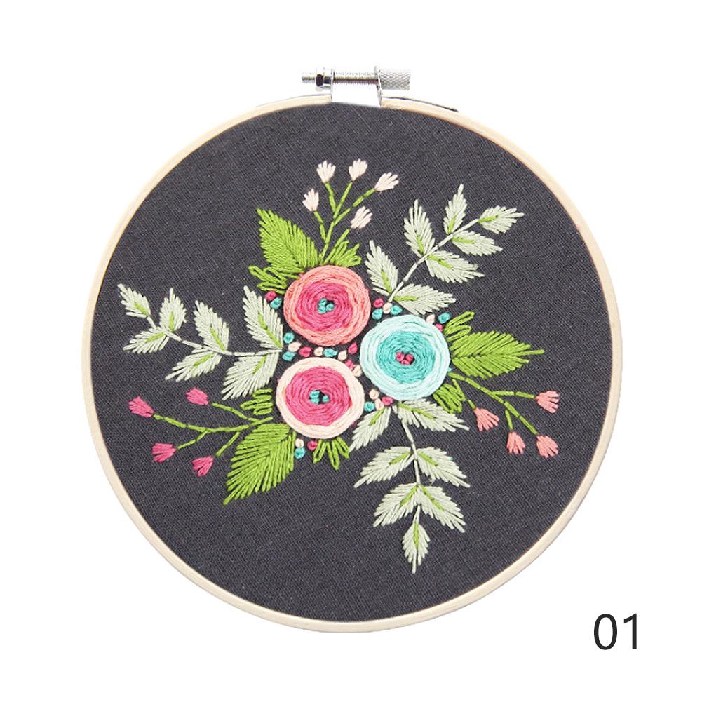 DIY thêu hoa thủ công vá Cross Stitch Kit Bông thêu tranh thêu trang trí nội thất