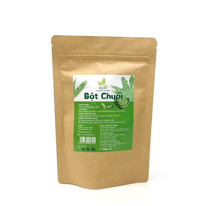 Bột chuối xanh Viet healthy 250g