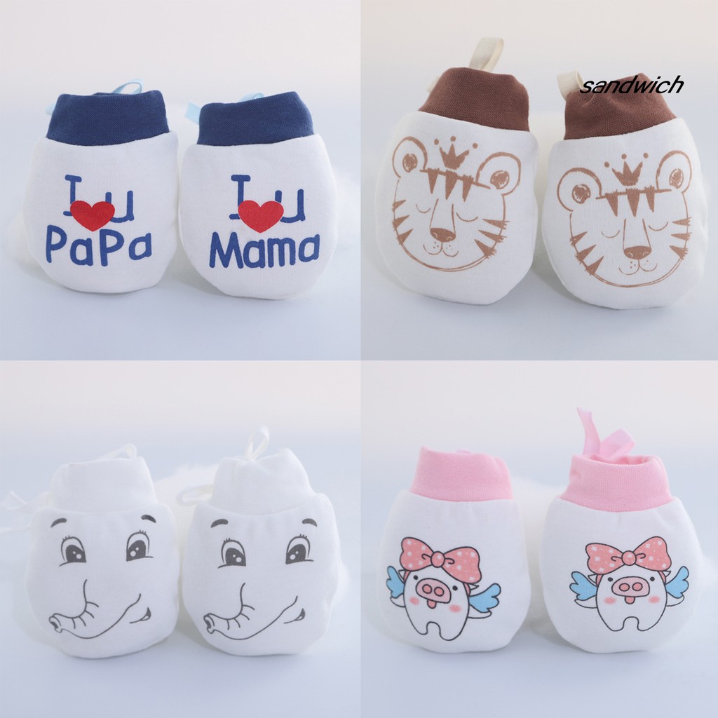 Găng Tay Giữ Ấm Dành Cho Trẻ Sơ Sinh 0-6 Tháng Tuổi