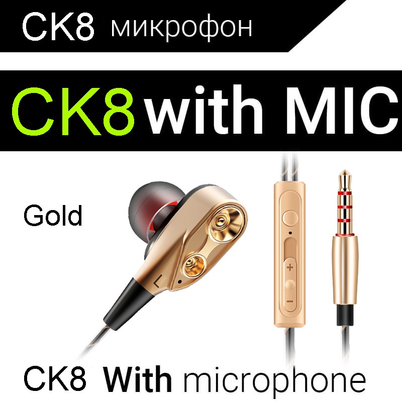 Tai nghe thể thao nhét tai âm thanh HiFi QKZ CK8