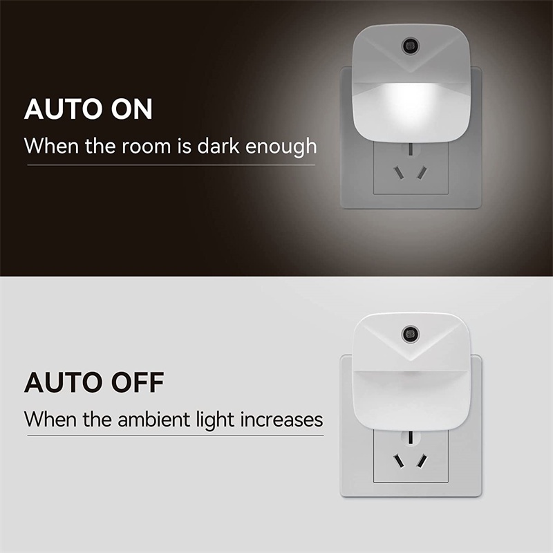 Đèn Ngủ LED mini Ánh Sáng Trắng Ấm Cảm Biến Bình Minh Cho Phòng Ngủ / Phòng Tắm / Nhà Bếp / Hành Lang
