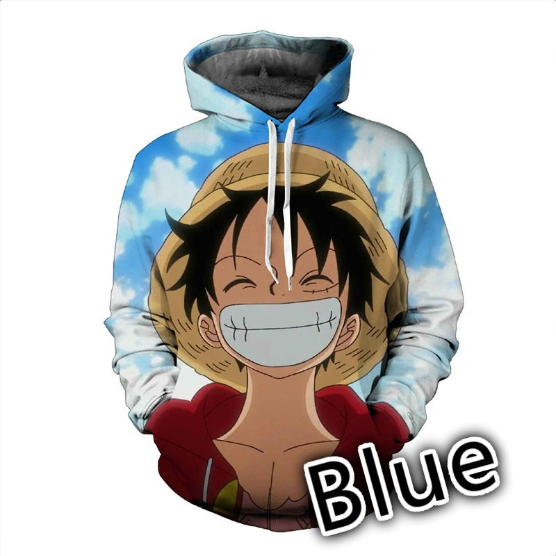 Áo Hoodies Có Nón Dài Tay In Hình 3D Nhân Vật Anime One Piece | BigBuy360 - bigbuy360.vn