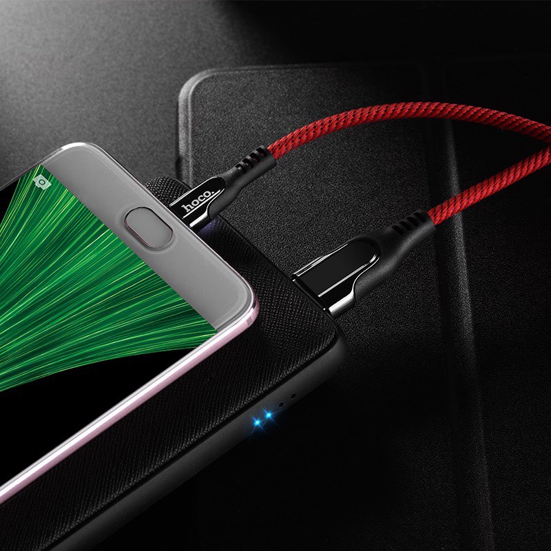 Cáp sạc nhanh và truyền dữ liệu cổng microUSB Hoco U54 2.4A dài 1.2A