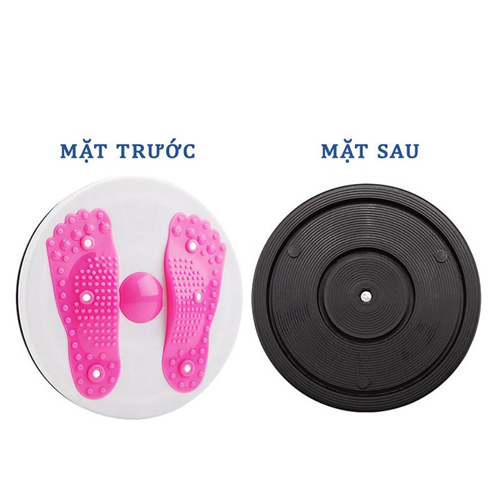 Đĩa Xoay Eo Hình Bàn Chân 3D 360 Độ tập thể dục