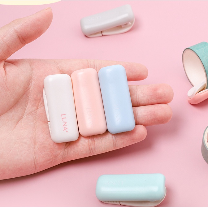 Dụng Cụ Cắt Băng Keo Mini 6-30mm Màu Sắc Ngọt Ngào