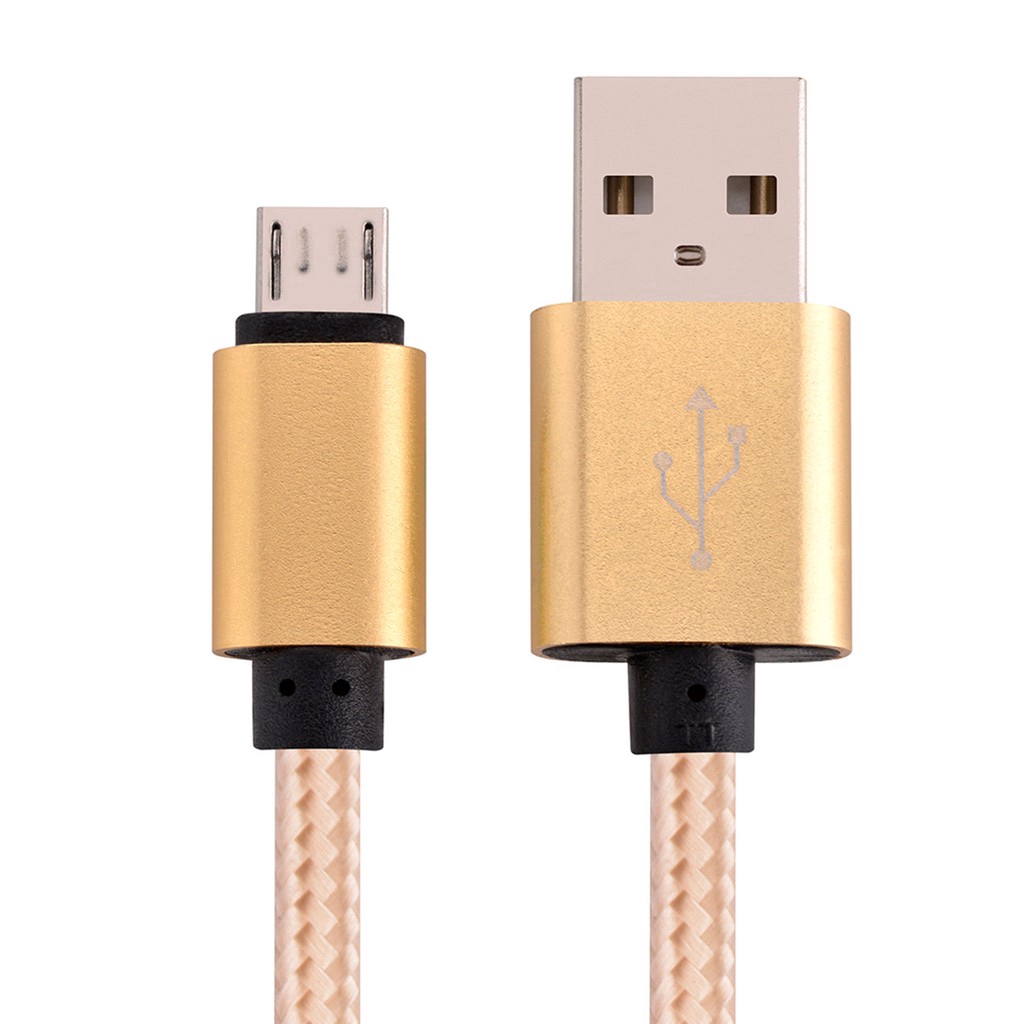 Dây cáp sạc &amp; truyền dữ liệu Micro USB 3.1 loại C bện dây dài 3 / 6 / 10FT