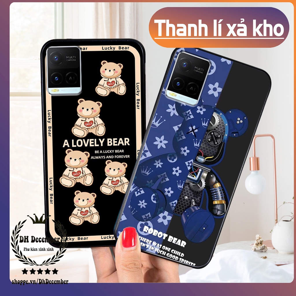 Ốp lưng Vivo Y21 in hình 3D lucky, gấu Brick xinh xắn - KHÔNG NÊN BỎ LỠ