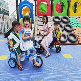 XE ĐẠP XÍCH LÔ 2 GHẾ CHO BÉ - ms0095