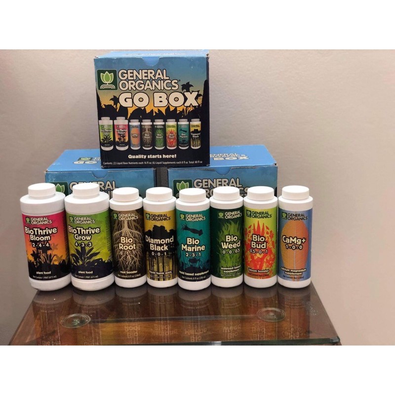 BỘ PHÂN BÓN CHĂM SÓC LAN VAR GENERAL ORGANICS GO BOX