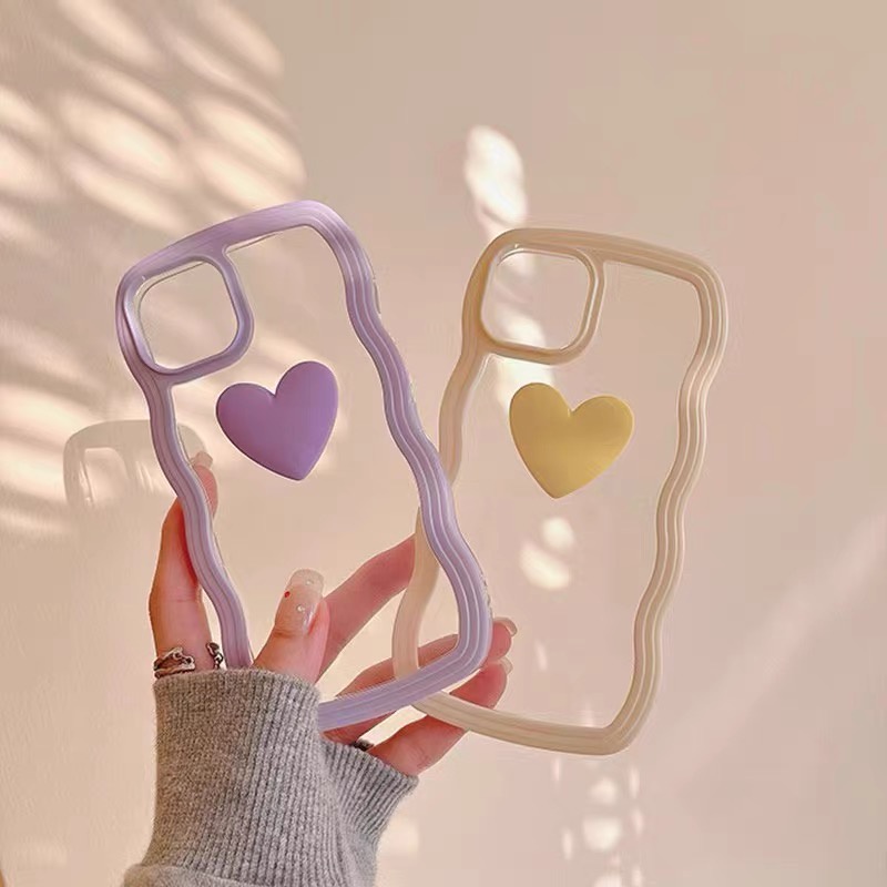 Ốp Điện Thoại TPU Mềm Trong Suốt Chống Sốc In Họa Tiết Sóng Biển Cho iPhone X / XS /