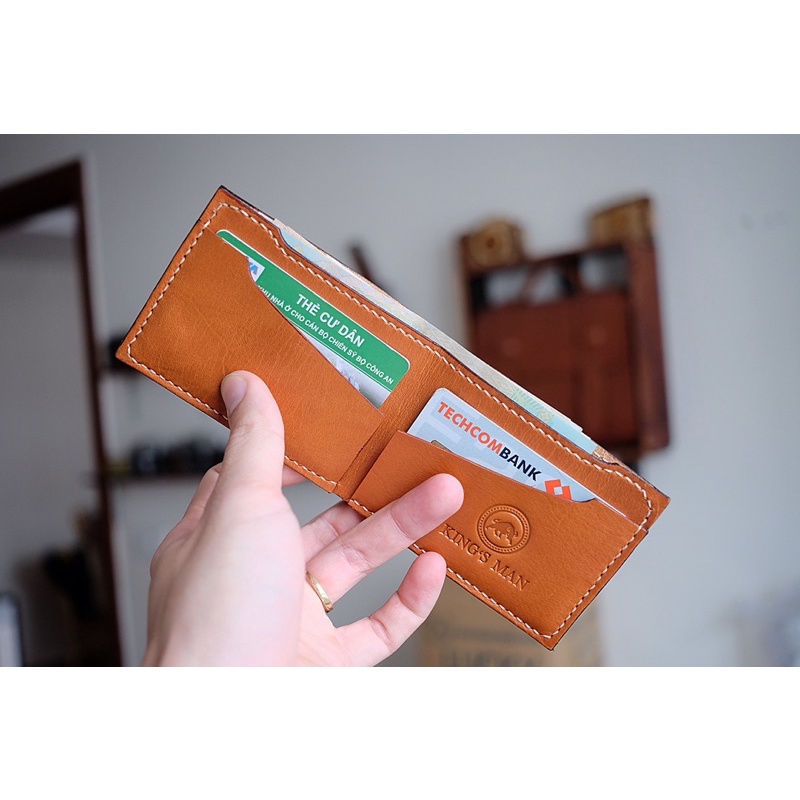 VÍ DA BÒ 100% VÍ NGANG MINIVÍ DA ĐỰNG THẺ, VÍ DA MINI, VÍ ĐỰNG THẺ ATM, VÍ DA MINI HANDMADE, VÍ DA BÒ CAO CẤP, VÍ DA HAN