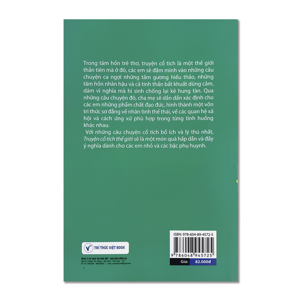 Sách - Truyện Cổ Tích Thế Giới (Tri thức Việt) | BigBuy360 - bigbuy360.vn