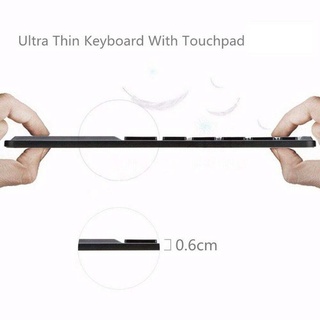 Touchpad/ Normal Version Portable keyboard computer keyboards Mini Bluetooth Wireless Keyboard with Touchpad Mouse  for Android IOS Tablet