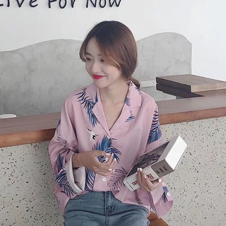 Áo sơ mi form rộng chất lụa ulzzang