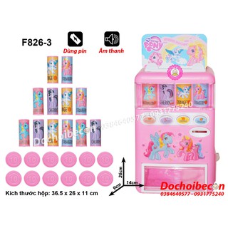Máy bán nước tự động Ngựa Pony F826-3 - Dùng pin, có đèn, âm thanh