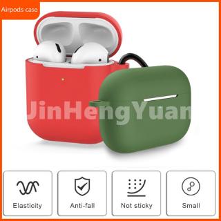 Vỏ bảo vệ hộp sạc tai nghe Airpod 1 2 3 pro chất liệu silicon dẻo màu macaron chống rơi