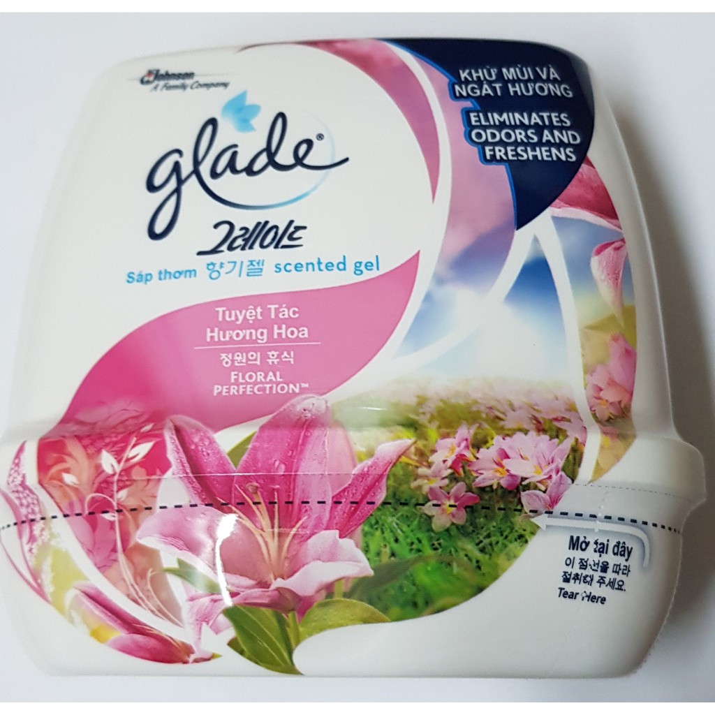 Sáp thơm Glade hương Hoa 180g