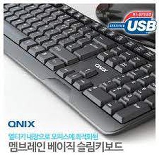 Bàn Phím Tiếng Hàn Quốc QNIX QK-3000U USB Hàng Chính Hãng.