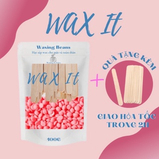 Sáp Wax Lông Cao Cấp Màu Rose Pink Nhập Khẩu Wax It Độ Bám Dính Cao An Toàn Cho Da