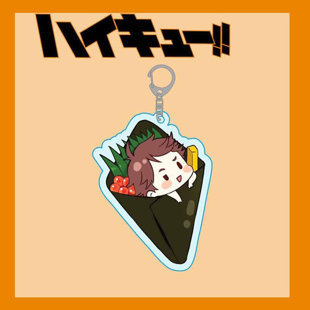 Móc khóa nhựa acrylic hình nhân vật anime Haikyuu đáng yêu V3X9