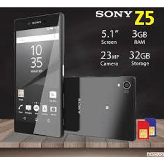 [ Rẻ Vô Địch ] Điện thoại Sony Xperia Z5 2sim Chính Hãng, ram 3G rom 32G, Cài Game nặng Youtube Tiktok FB Zalo