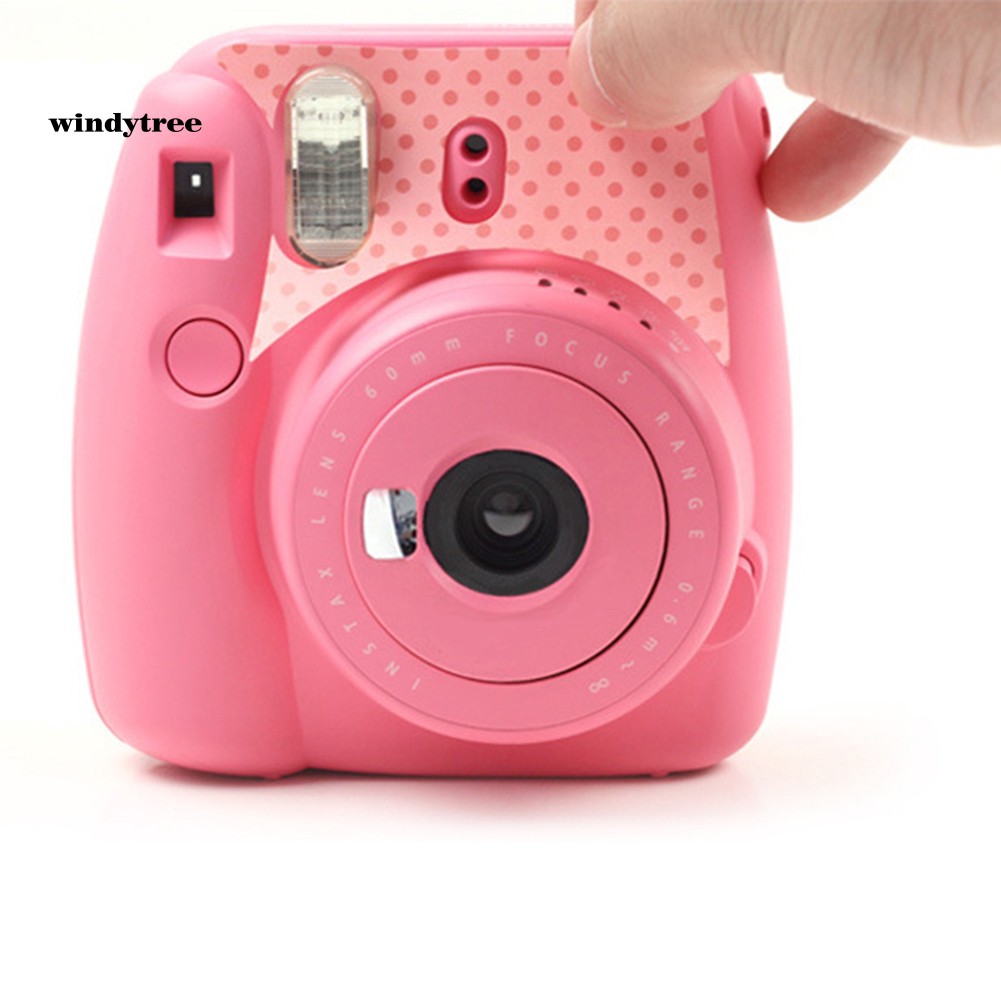 Miếng dán trang trí máy chụp ảnh hình bông hoa hướng dương thời trang dành cho máy ảnh Fujifilm Instax Mini 8/8+/9