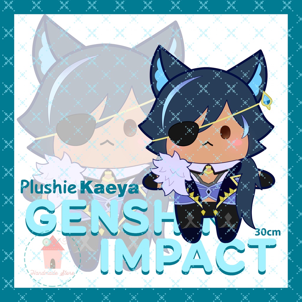Mèo Kaeya nhồi bông - Genshin Impact