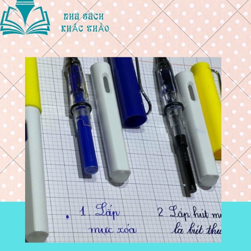 Bút máy xóa được ngòi mài êm trơn dành cho học sinh tiểu học đặc biệt là lớp 1