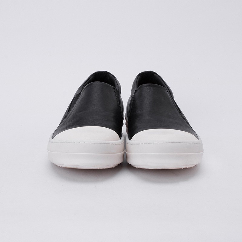 Giày Rick Owens leather slip-on sneakers
