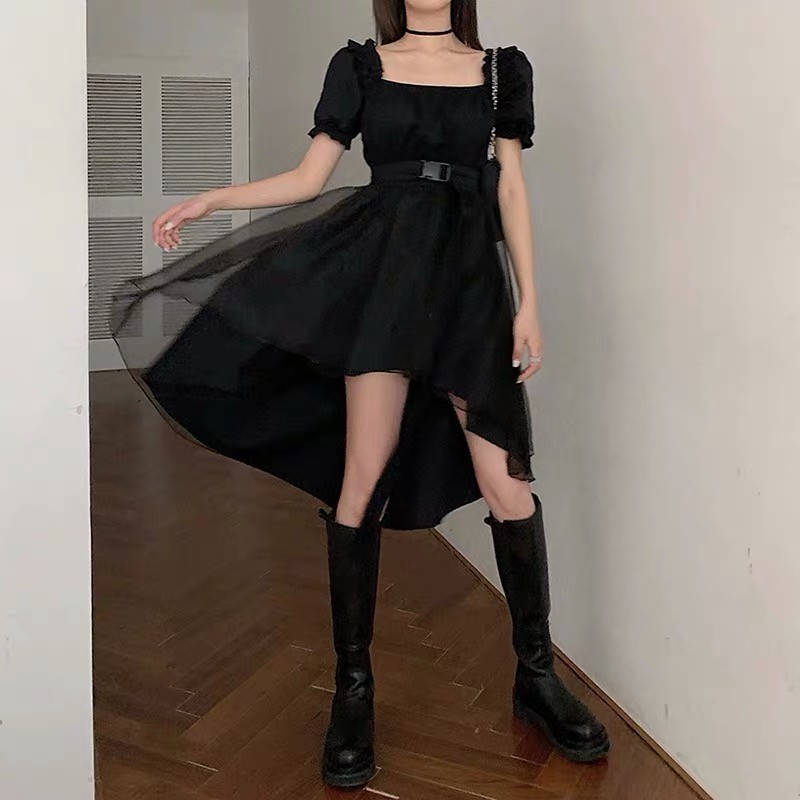 (CLIP THẬT) Đầm babydoll ulzzang đầm dáng xòe voan phồng FIO | BigBuy360 - bigbuy360.vn