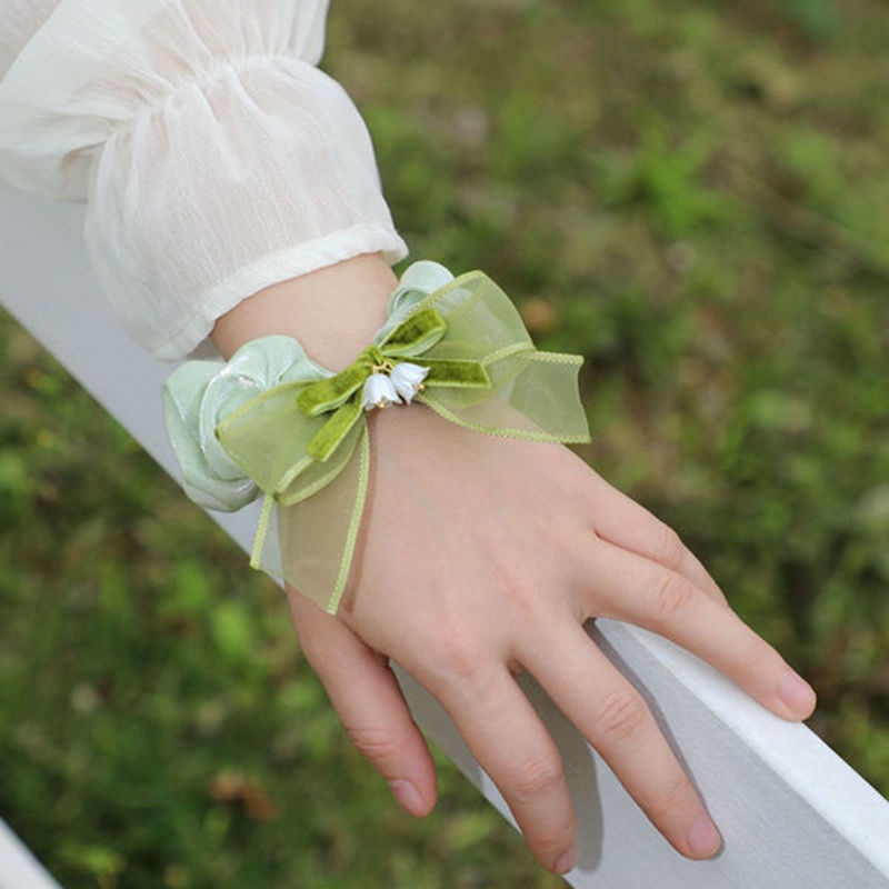 Dây Cột Tóc Thắt Nơ Cỡ Lớn Thời Trang Xinh Xắn Cho Nữ