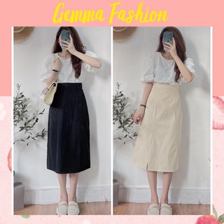 Chân váy Kaki dáng chữ A phong cách Hàn Quốc (size S,M) A042