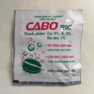 Phân Bón Trung Lượng CANXI BO Lớn Trái - Đẹp Trái  (viên nén sủi Canxibo LONG PHÚ 10Gram)