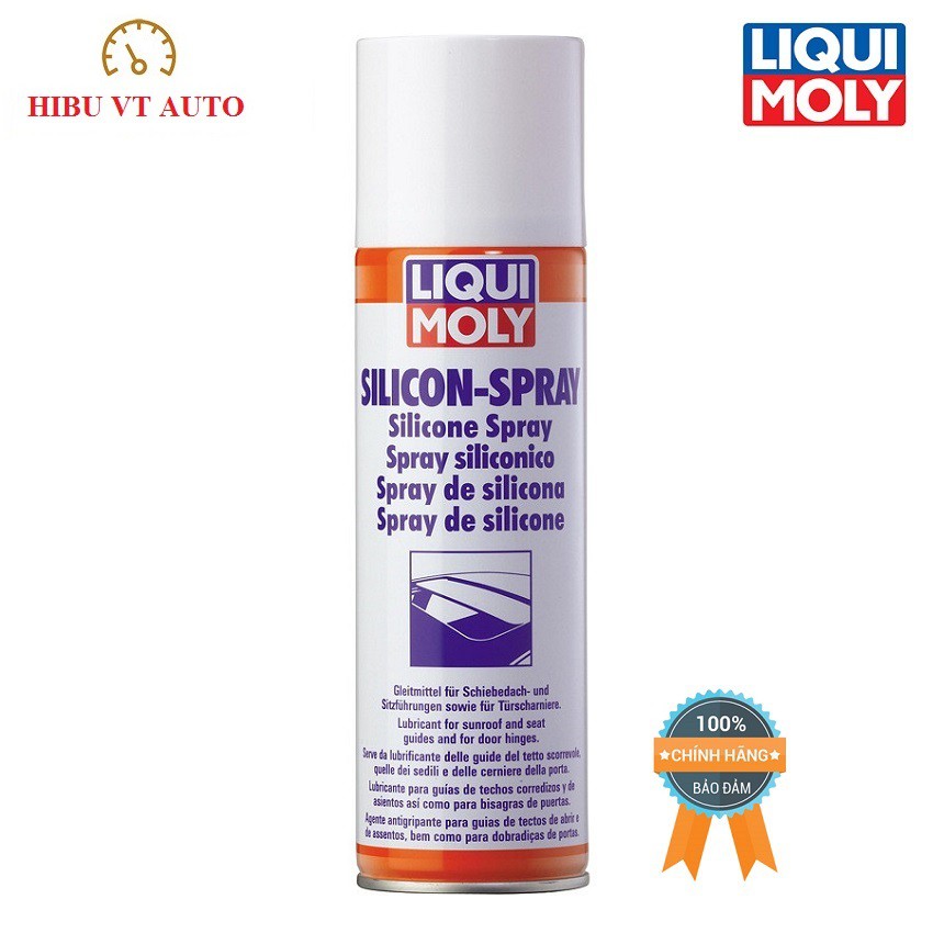 Chai xịt silicon bôi trơn bảo dưỡng cao su, nhựa Liqui Moly Silicon-Spray 3310 300ml