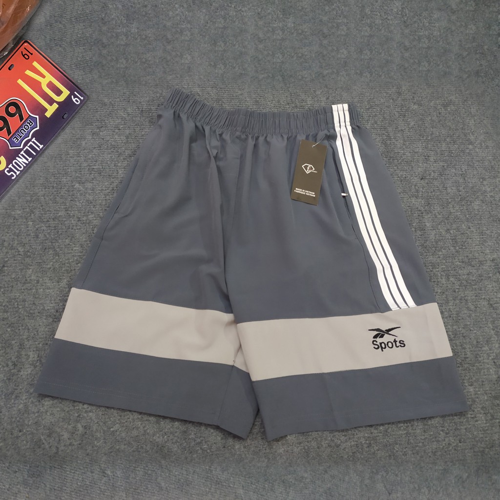 Quần Short Nam Chất Dù Mát Mịn Đường May Chuẩn Nét