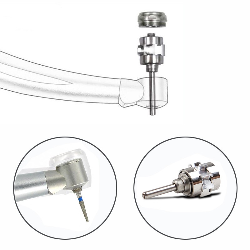 Đầu Khoan Nha Khoa Mini 2 Đèn LED Tốc Độ Cao Tiện Dụng Cho Phòng Thí Nghiệm/ Phòng Thí Nghiệm