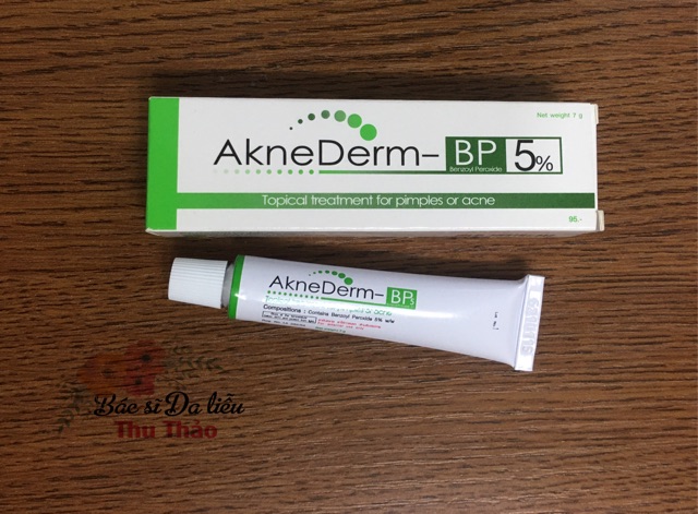 [10g] KEM GIẢM MỤN BPO (BENZOYL PEROXIDE 5%) - AKNEDERM