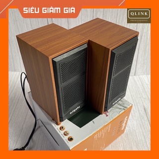 Loa máy tính Arigato M22 ,loa vi tính mini vỏ gỗ để bàn - Siêu gọn - tiếng rất trong, sáng