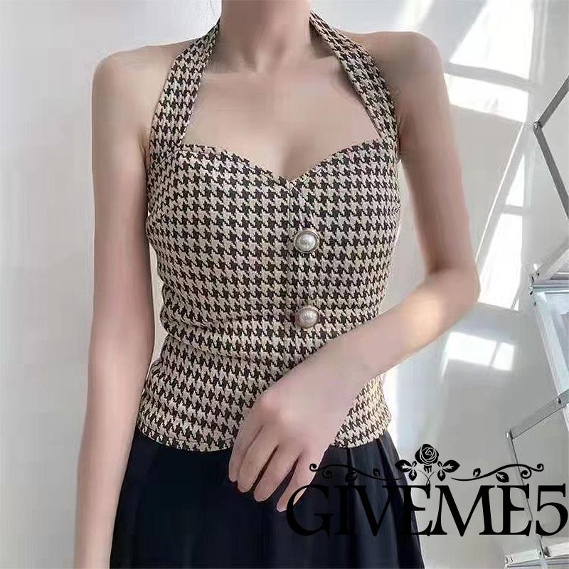 Áo Nữ Không Tay Cổ Chữ V Thời Trang Quyến Rũ