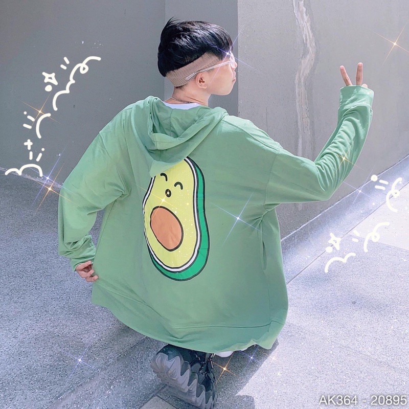 Áo Khoác Nỉ Nam Nữ Dày Dặn Form Rộng UNISEX Áo Khoác Khoá Kéo Thun Nỉ Jackets Nam Nữ in BƠ DÂU - AK3364 | BigBuy360 - bigbuy360.vn