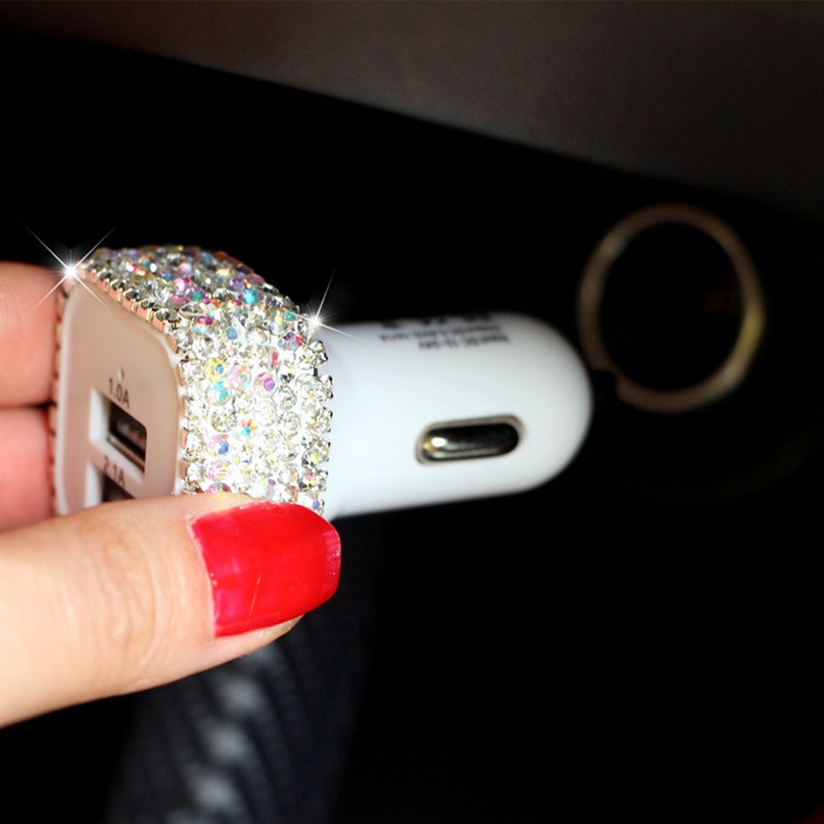 Bộ Sạc Nhanh Đa Năng Có Đèn led Cổng USB Cho Xe Hơi