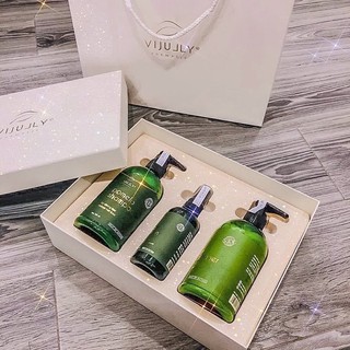 Combo Gội Xả Xịt Bưởi Vijully