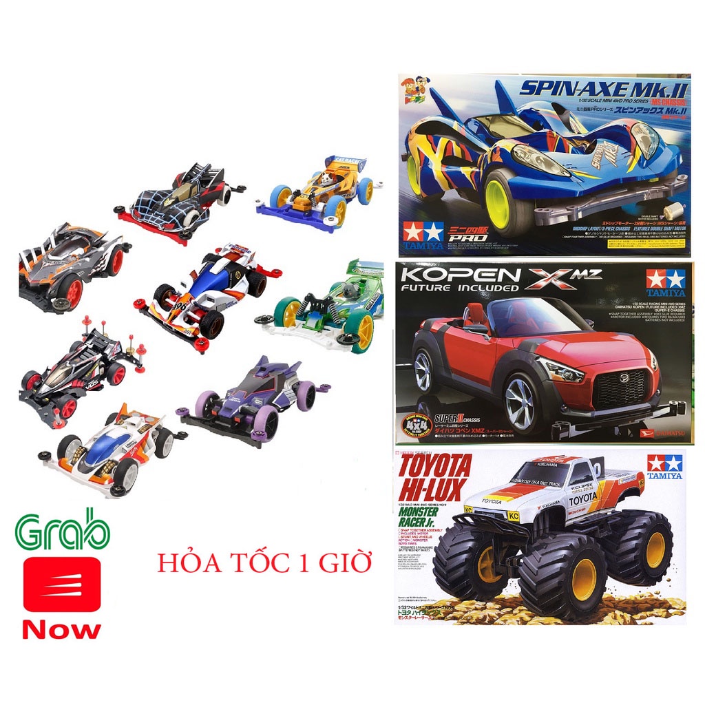 Mô hình lắp ráp xe đua Mini 4WD Tamiya