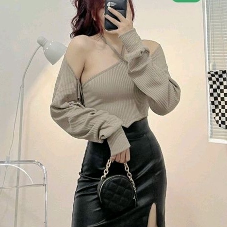 Sét áo yếm tay dài 2 in 1 cực hót (TV2)