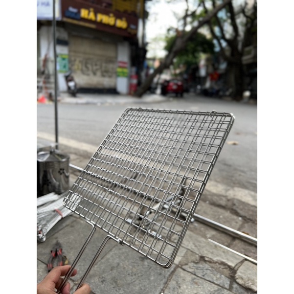 VỈ NƯỚNG THỊT INOX 304 HÀNG DÀY
