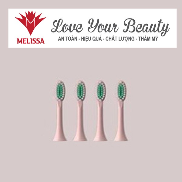 Bộ 4 đầu thay thế bàn chải đánh răng điện Melissa Sonicare Toothbrush Promax